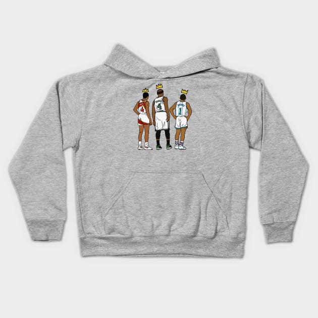 The Short Kings Kids Hoodie by rattraptees